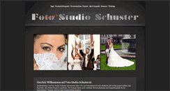 Desktop Screenshot of foto-studio-schuster.de